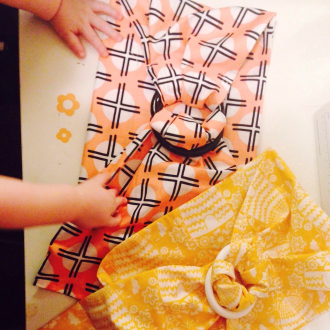 Toy Slings with Larg and Small rings