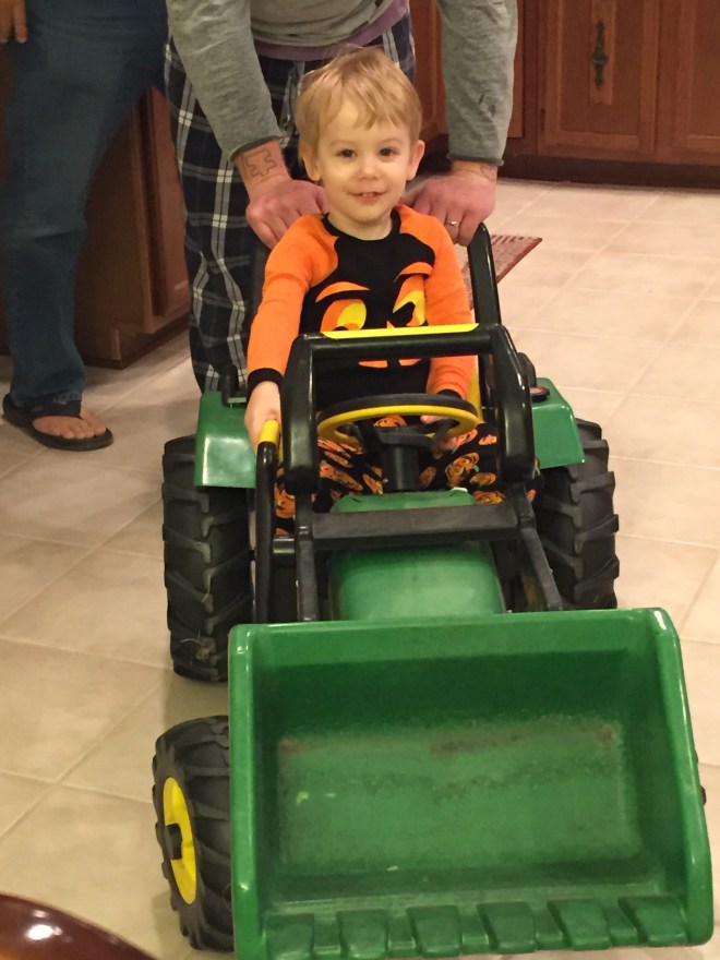 Toy tractor Grandma found at a yard sale! 